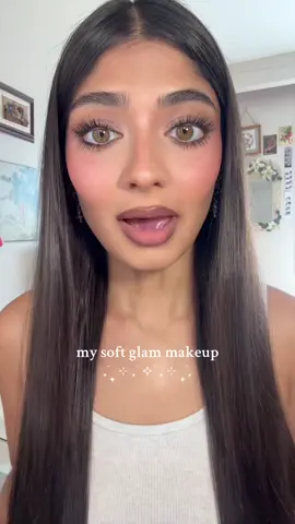 my soft glam makeup routine . ݁₊ ⊹ . ݁ ⟡ ݁ . ⊹ ₊ ݁.  @COVERGIRL skin enhancer plump primer  @Diorbeauty hydranude foundation in 3N @marcellecosmetics blush stick in luminous berry  @Hard Candy face off bronzer in sweet tea @Huda Beauty concealer in vanilla swirl and marshmallow  @Hourglass Cosmetics pressed powder in translucent medium  @Maybelline NY fit me loose powder in fair light  @hudabeautyshop easy bake in cherry blossom  @Saie powder blush in Mia @YSL Beauty all hours powder bronzer  @makeupbymario master mattes eyeshadow pallete  Maybelline brow pencil  @Charlotte Tilbury brow fix gel  @Tweezerman eyelash curler  @Too Faced foreplay mascara primer  Maybelline sky high mascara  @maccosmetics lip liner in chestnut  @Anastasia Beverly Hills lip velvet in pure Hollywood and highlight duo pencil  Dior liquid highlighter in pink  #fyp #makeup #softglam #makeuptutorial #toronto 