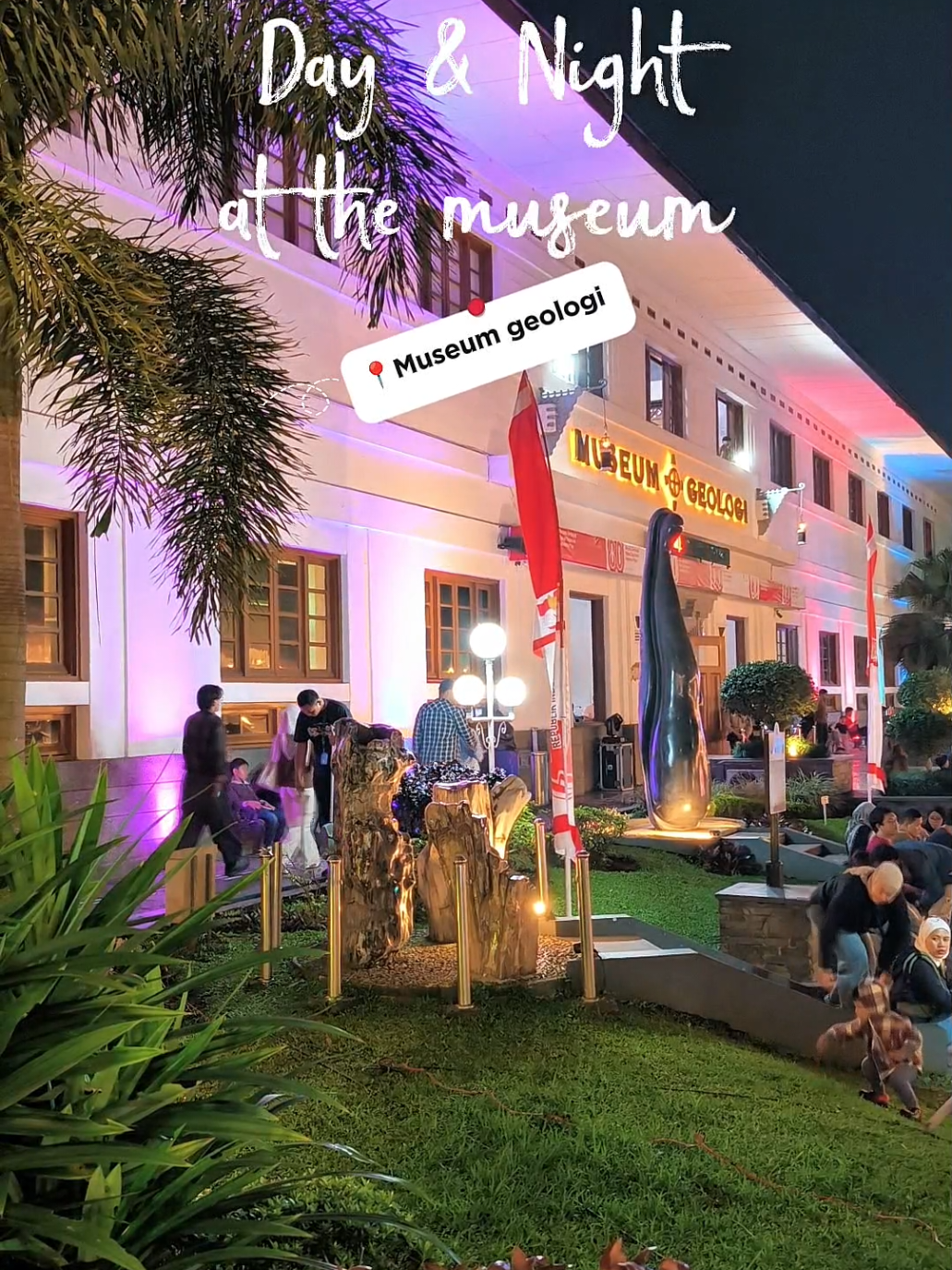 event satu bulan sekali museum geologi #museumgeologibandung  #wisataedukasi  #nightatthemuseum 