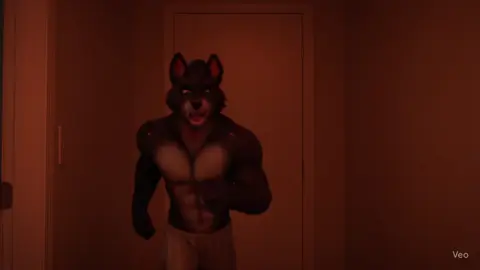 Not my best, not my worst. Lucky wolfie. #furryfandom #furrytok #furry #furries #veo3 #anthro #fyp #wolf #wolfgirl