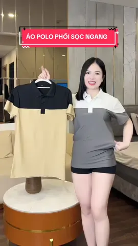 ÁO POLO PHỐI SỌC NGANG 