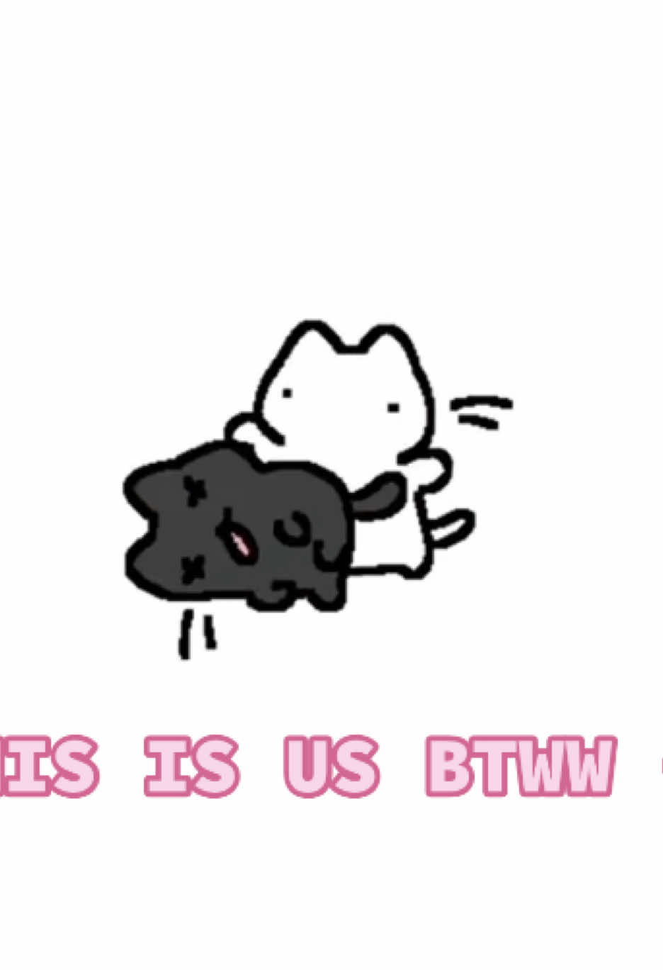 This is us ILYSM!! #fyp #foryou #catsoftiktok #cutecats #catmemes #catsinlove #us #trending #kitties #cutecat #catvideos #iloveyou #Love #blackcat #whitecat #bestfriendtiktok #bsf #funnycat #cutekitty #animation #animated #yoyocats #animatedcat 