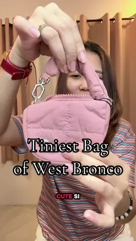 Ito na ang pinakamaliit na bag ng West Bronco, as always good quality talaga! 👜🎀 #Bag #westbronco #minibag #Fashion 