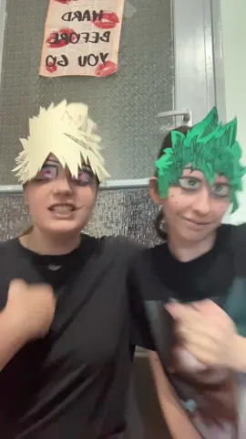 Kacchan is really protective of me... 👉👈 #bakudeku #cosplay #bakugo #deku 