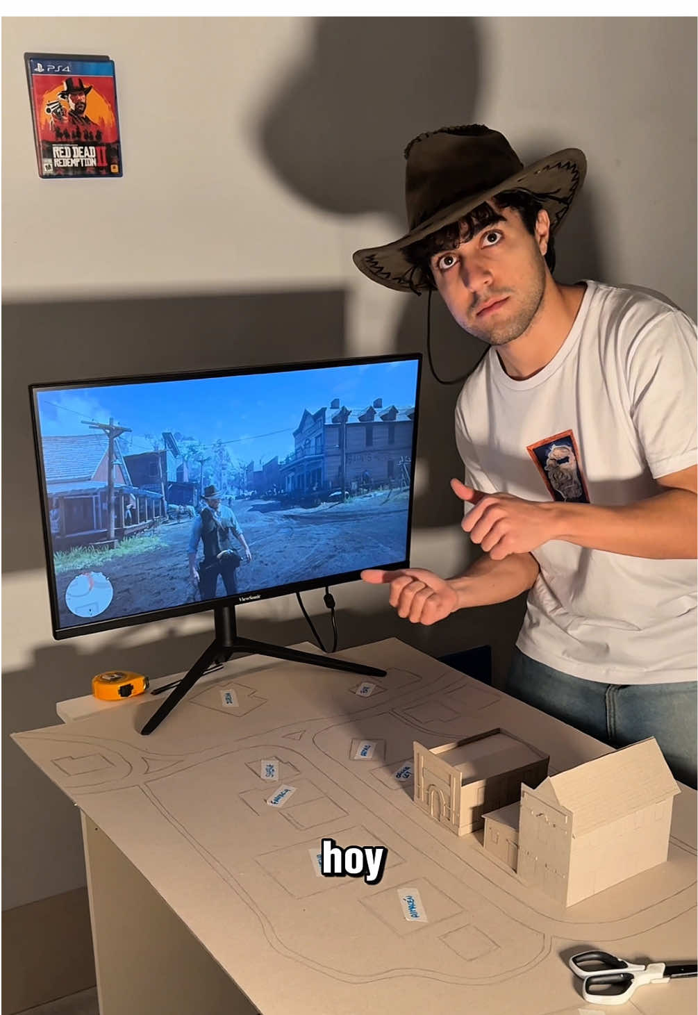 Valentine en miniatura #rdr2 #miniatura #creacion #storytelling #sombrero 