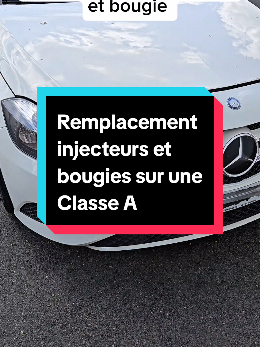 remplacement injecteurs et bougie sur Mercedes classe A #pourtoi #fyp #mercedes #injecteur #classea #panne 