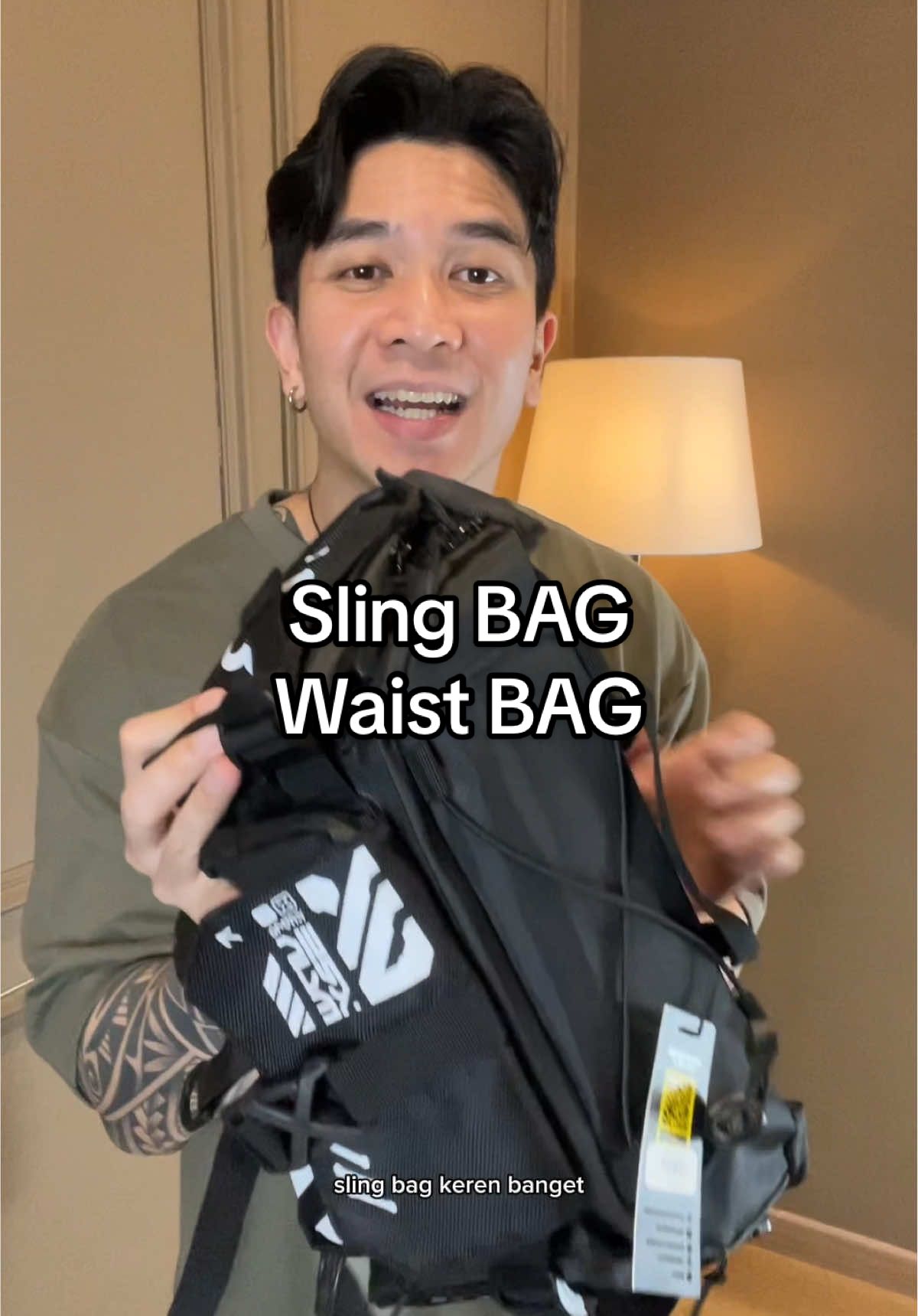 Sling bag, waist bag kremlin #wibgajian #slingbag #waistbag #tasselempang 