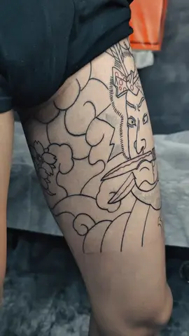รอบแรกเอาเส้นขาบน #tattoo #ช่างแมนหัดสักลาย😎 #รู้จักแร้วจะรักเอง #ขอบพระคุนมากนะคับที่ไว้ใจ #ร้านสักลายสามพราน #ร้านสักนครปฐม 