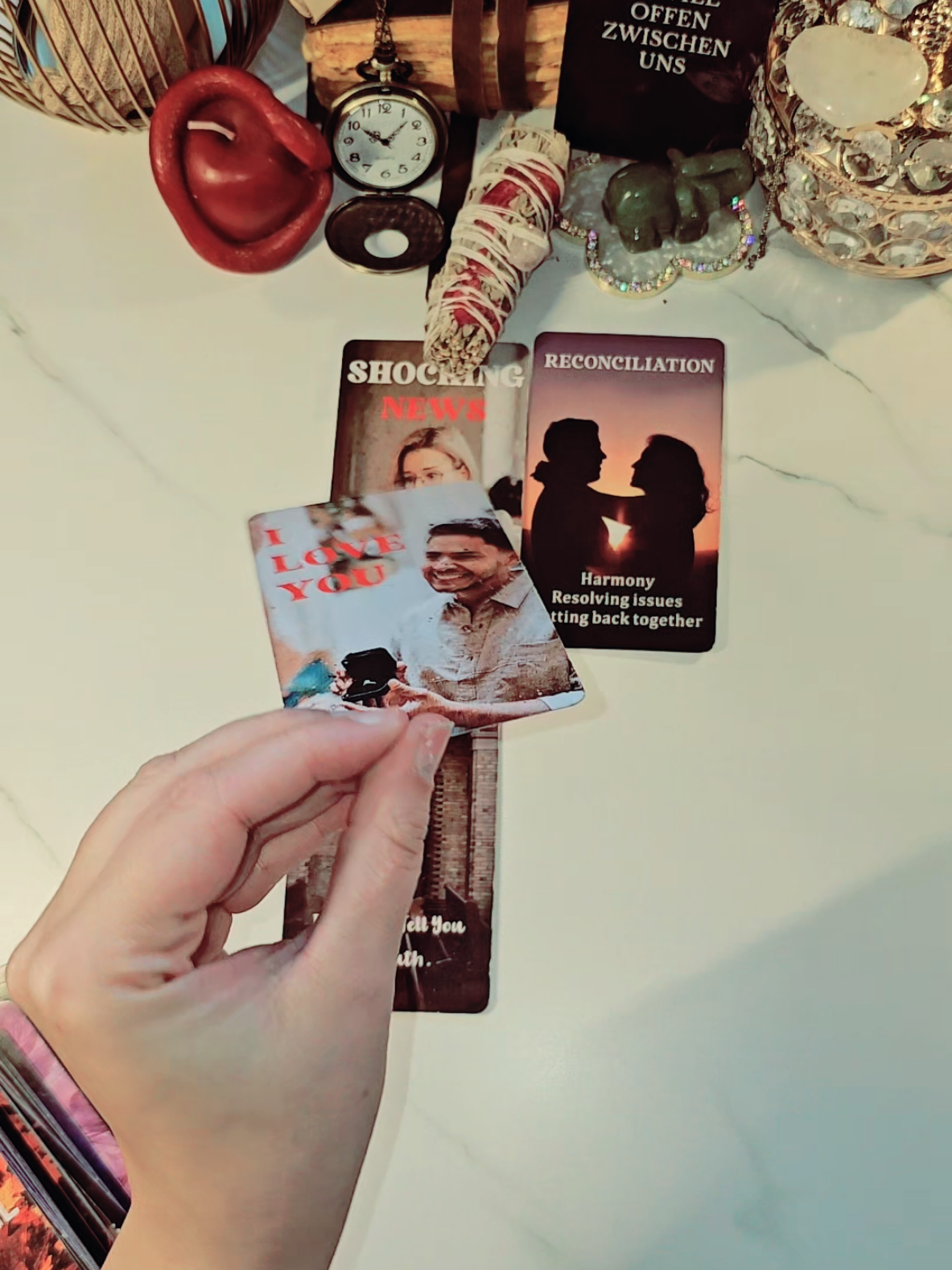 Schockmoment 🫣 #kartenlegen #tarotreading #kartenlegung 