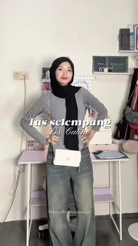 Simpel cantik buat yg ga suka bawa tas besar besar🫶🏻✨ #everydaywithlescatino #grwmbarenglescatino #taswanita 