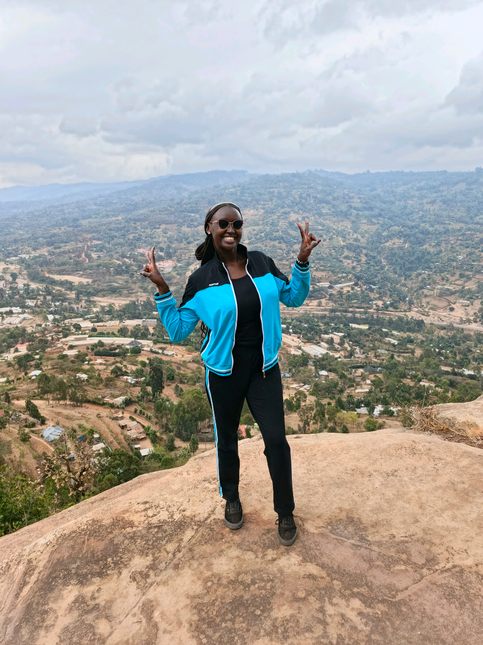 fear of heights,, while hiking