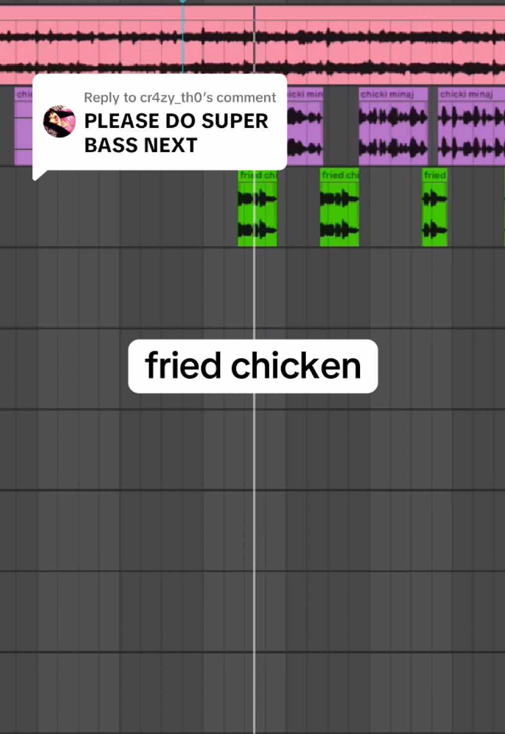 Replying to @cr4zy_th0 this one is for the boys with the fried chicken 🍗 #nickiminaj #superbass #katseye #gnarly #friedchicken #edit #foryou 