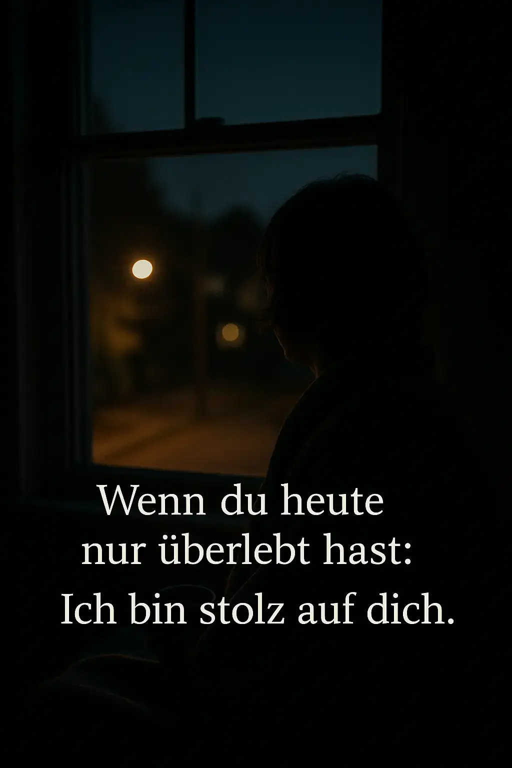 > Nicht jeder Tag ist dafür gemacht, Listen abzuhaken. Nicht jeder Abend fühlt sich verdient an. Nicht jede Müdigkeit kommt von Arbeit, manche kommt vom inneren Kämpfen. Wenn du heute nichts 