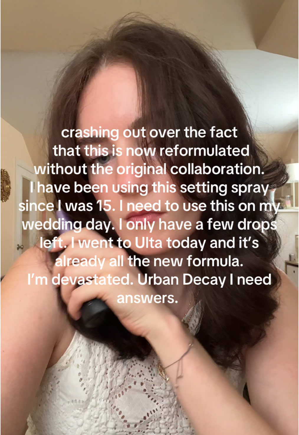 no because what do you mean #urbandecay #allnighter #makeup #urbandecaysettingspray #settingspray 