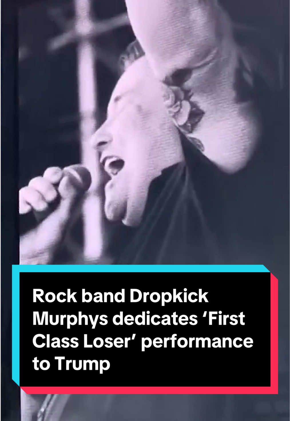 Popular punk band Dropkick Murphys dedicated their song “First Class Loser” to President Trump during their Warped Tour stop in Long Beach, California. A video montage featuring Trump and Jeffrey Epstein played in the background during the performance. Ari Melber reports. #music #punkrock #trump #news #politics 