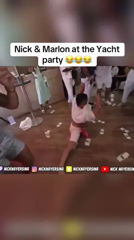 Nick & Marlon at the Yacht party 😂😂😂 #fypツ #viral #nicknayersina #millisquad 
