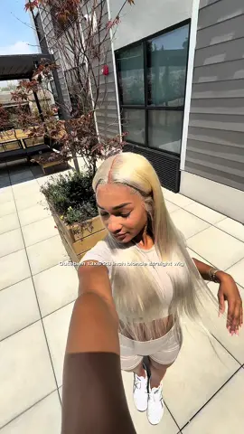 Blonde is definitely my color ♡ @Cute Bein Hair Shop #wiginstall #wigtok #613wig #blondehair #hairinspo 