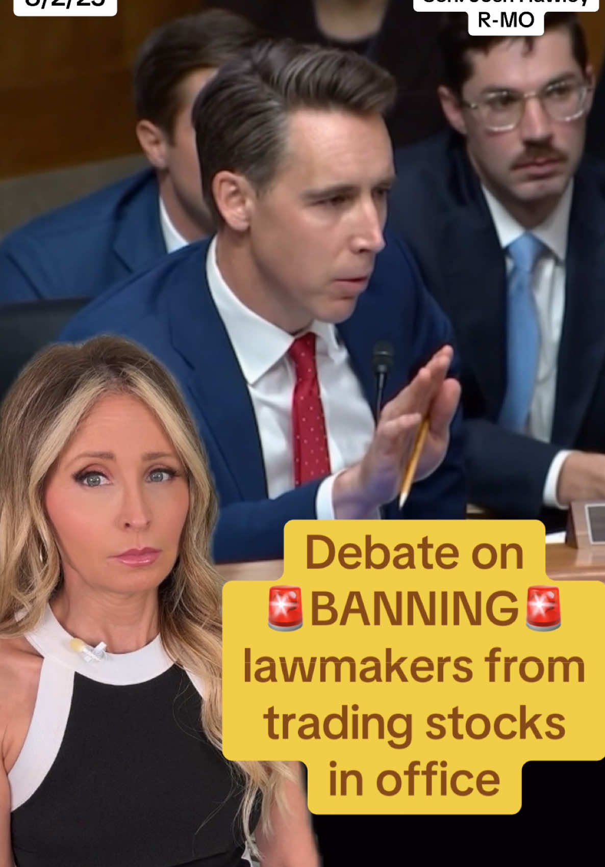 #stocktrading #congress #presidenttrump New bill that would ban members of Congress, the president and vice president from trading individual stocks PASSED in the a Senate committee. Republican Sen. Josh Hawley is the sponsor of the bill but ALL the other republicans on the committee voted NO. But why? Hear from them directly. 