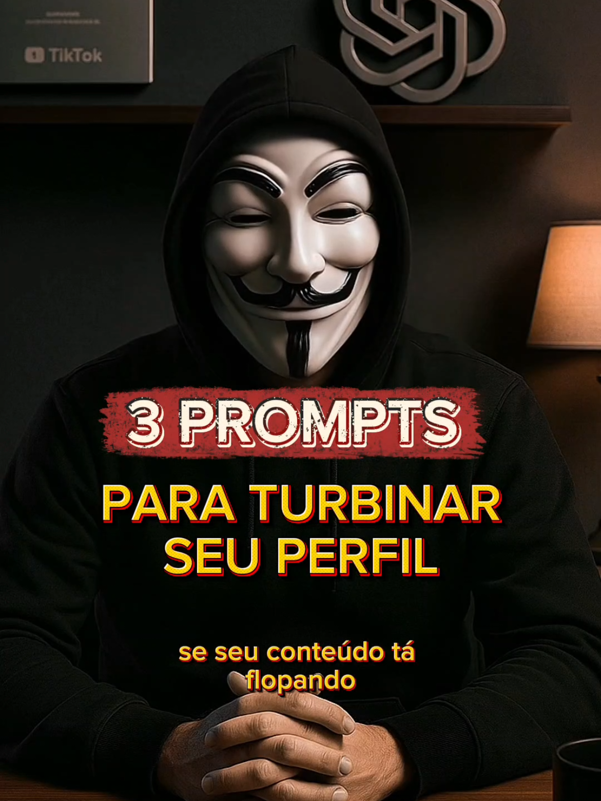 3 Prompts de ChatGPT pra bombar seu perfil agora 🚀 Storytelling, engajamento e conversão na medida certa. 📚 O Guia Supremo dos Prompts no link do perfil. #chatgpt #prompt #copywriting  #conteudocriativo  #tiktokbrasil  --- Se quiser variações mais agressivas, engraçadas ou misteriosas, posso criar também.