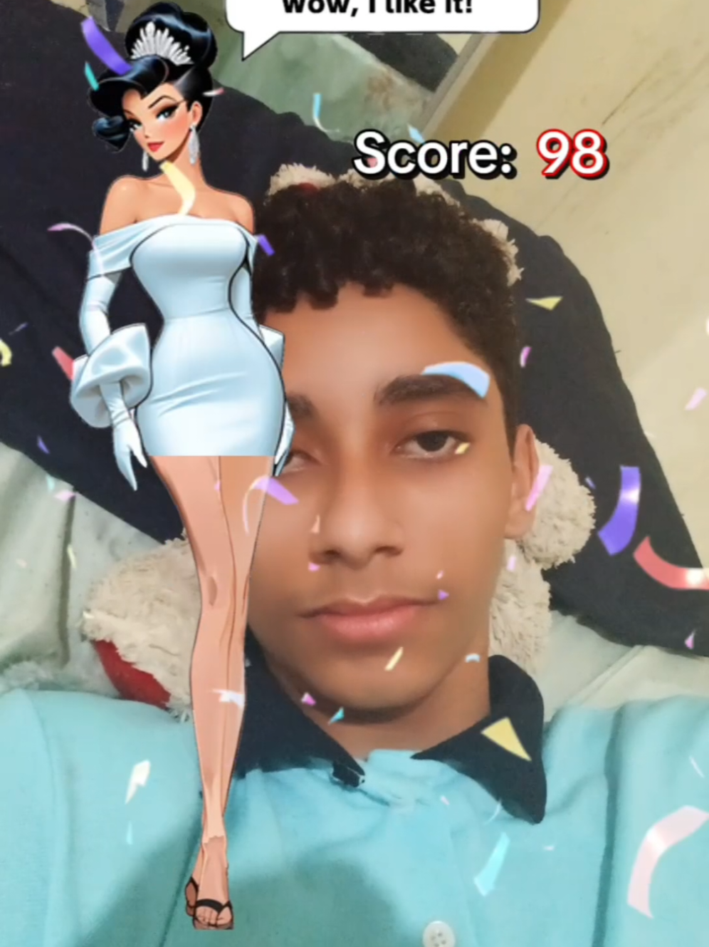 ✂️👗 Cortando o vestido da Muié aqui #trend #viral #reynunes 