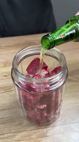 Adicionei cerveja na carne e me surpreendi com o resultado! #receita #receitas #carne #cerveja 