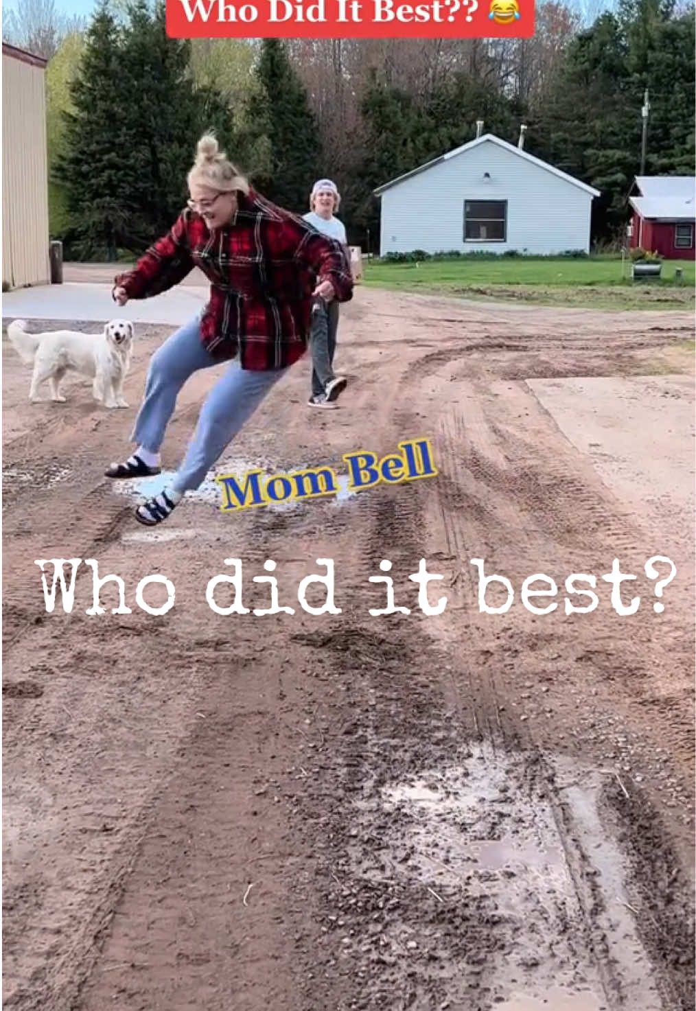 This video came up on my memories and I had to re-share it. Gideon wanted us all try and click our legs together in the air. I wasn't sure if I could do it, but I did. Who did it best???