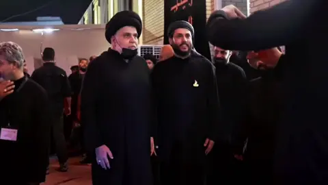 #مرتضى_حرب مع #سماحة_العشق السيد مقتدى الصدر 🖤🥹