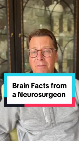 Quick facts about the brain from a neurosurgeon 🧠   #brain #trivia #medicine