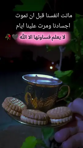 #ماتت #انفسانا #قبل#ان#تموت#اجسادنا #ومرت #علبنا#ايام#لا #يعلم#قساوتها#لا #الله #🥀🖤 