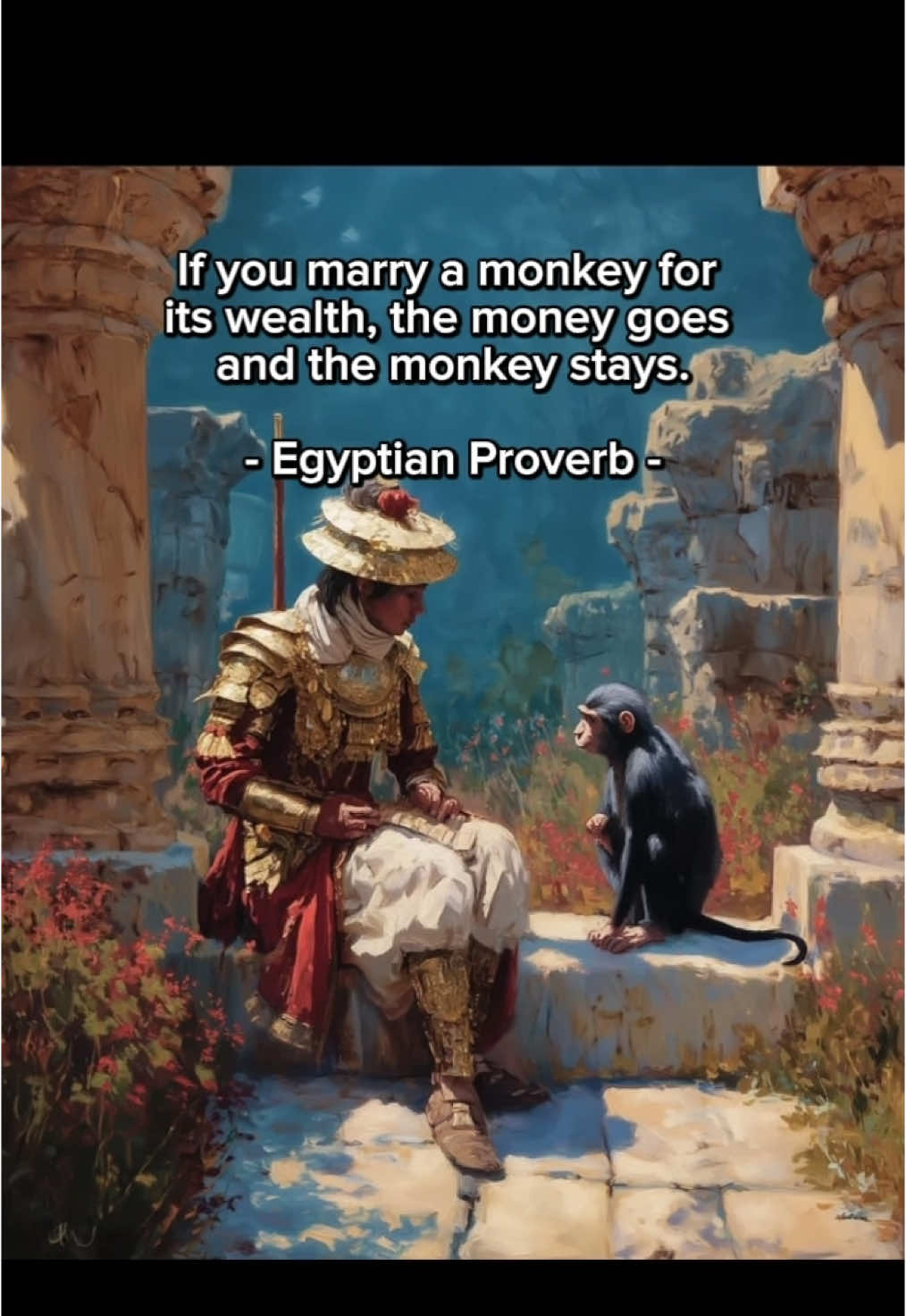 Chase gold, marry a fool—and you’ll be rich in regret. Follow @StoicGlade #fyp #proverbs #deepquotes #truth #lifelessons #selfgrowth #mentalstrength #grit #discipline #stoicism #mindsetshift #philosophyquotes #growthmindset #innerwisdom #modernproverbs #dailyquotes #realtalk #mindfulthinking #quoteswithmeaning #wisdomquotes #legacy #focus #powerwithin #viralquotes