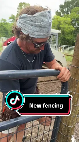 New fencing is coming along!?! Why would be need it?!? 