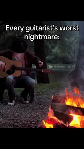 Capo 2… #wonderwall #funny #guitar #memes #guitarmemes #capo #capo2 #camping #fire