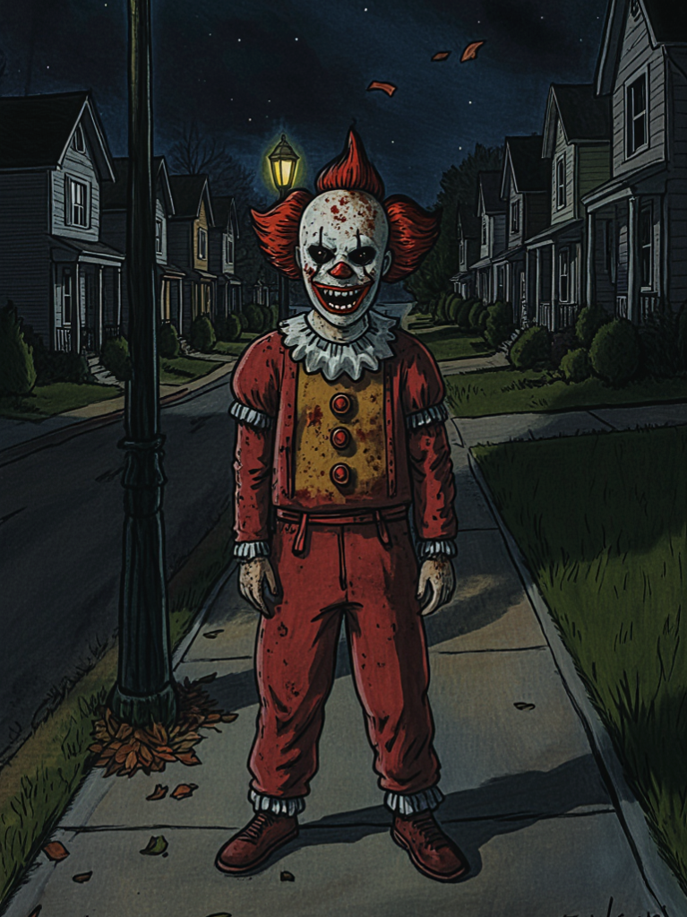 Scary Clown - Louisiana 🤡😈 #scarystory #unitedstates #mystery #horror #DidYouKnow #knowledge #facts #scary #animation #animations #clown