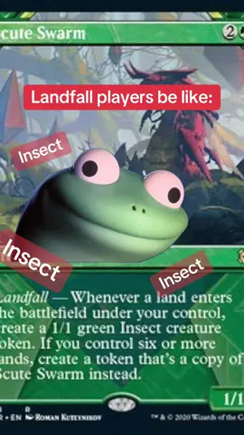 #lizard #mtg #landfall #magicthegathering #mtgboosterpack 
