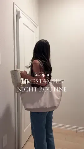 Timestamped asmr night routine productive 5-9 aesthetic 🤍 #nightroutine #asmrsounds  #CleanTok #dailyvlog #grwm  @HYDROJUG  @From Our Place  @Longchamp @laneige_us @SK-II  @Kiehl's Since 1851  Vlogs, cook with me, clean with me, day in my life inspo, satisfying asmr tiktok vlogs, get ready with me for bed, clean girl aesthetic