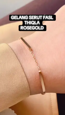 Gelang serut Fasl Rosegold 🎀🌸 #gelangthiqla #gelangtitanium #gelangemas #gelangcouple #gelangserut #gelangwanita #perhiasanemas #miripemasasli #perhiasantitanium #viralvideo #perhiasanwanita #viraltiktok #fypviraltiktok🖤シ゚☆♡ #fyp #perhiasanviral #antikarat #fypシ゚ 
