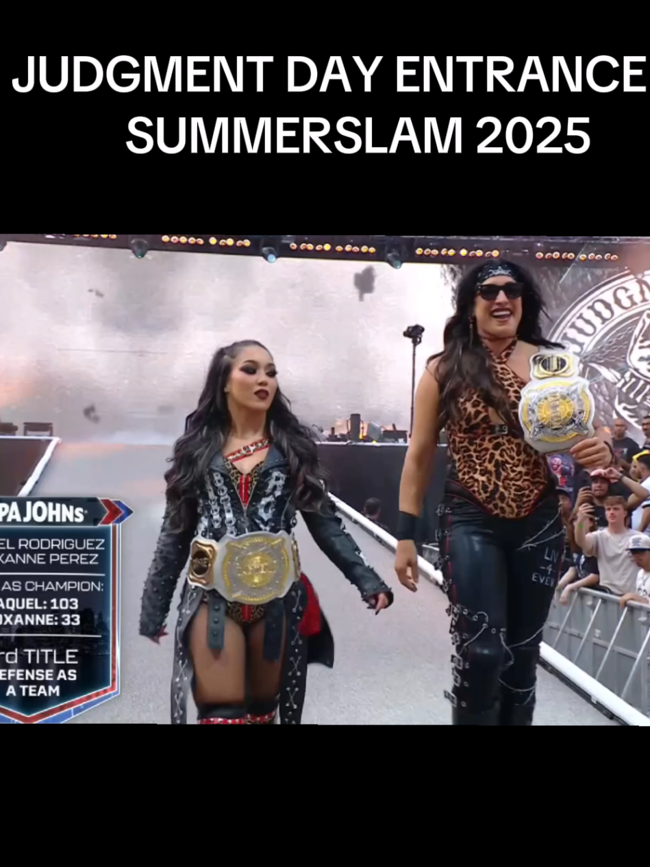 Judgment Day entrance !!! SummerSlam 2025 #WWE #SummerSlam #summerslam2025 #judgmentday #wweentrance #wrestlingtok #wrestlingtiktok #foryouwwe 
