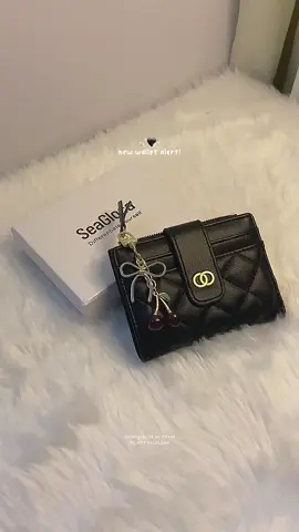 new wallet alert!! #seagloca #seaglocaph #seaglocawallet #blackwallet #walletrecommendation #walletforwomen #giftideas 