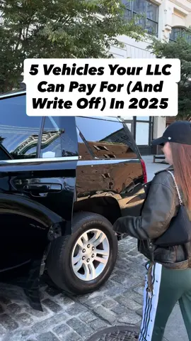 Here’s the blueprint most business owners don’t know: ✅ Form your LLC properly (corporate address + toll-free number) ✅ Choose a vehicle over 6,000 lbs (Section 179 eligible) ✅ Finance EIN-only (no PG, no SSN) ✅ Write it off as a business expense in 2025 Stop driving personal cars for business let your business pay for your lifestyle. Link in bio to get the blueprint 💰#fyp #gwagon #businesscoach 