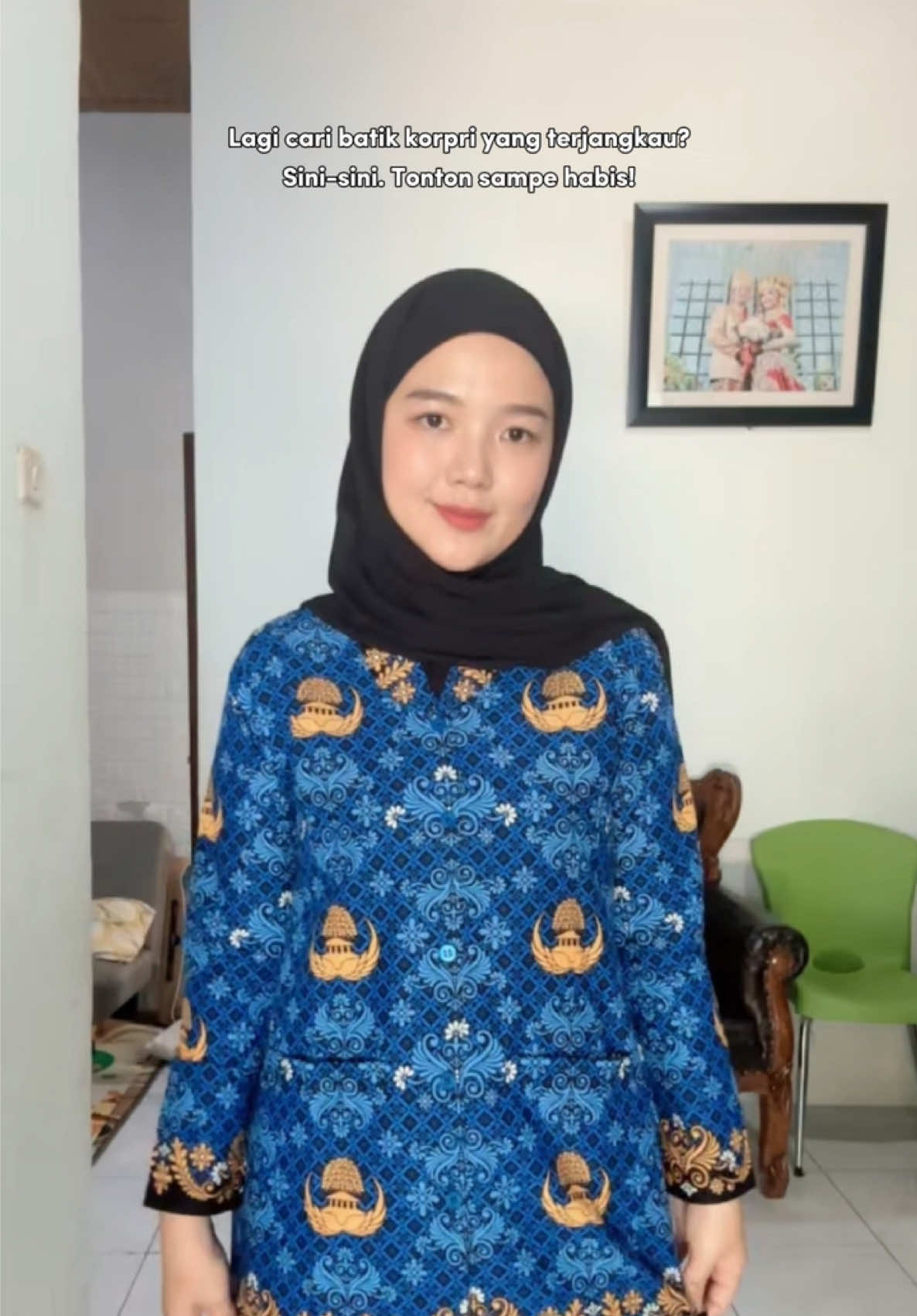 Batik Korpri 100ribuan aja dari @batik_wicaksono kualitasnya oke BGT jahitan super rapih👍🏻 Udah full furing juga, mantep! #batikkorpriterbaru #batikkorpri #korpriday #batikkorpriwanita 