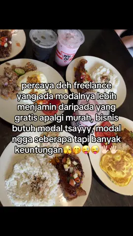 Syarat PERTAMA dalam berbisnis adalah MODAL ,,,,  Jadi untuk mengeluarkan modal saja anda sudah takut ,,,, Itu artinya ANDA belum siap untuk mempunyai Bisnis dan jadi orang sukses… That’s SIMPLE😂😂 Ragumu rugimu!!! Yang mau silahkan chat, saya dan member lain sudah membuktikan sekarang giliran kalian beb kuh😍😘 #bisnisonline #bisnidarirumah #freelance #irtproduktif #bisnispelajarmahasiswa 