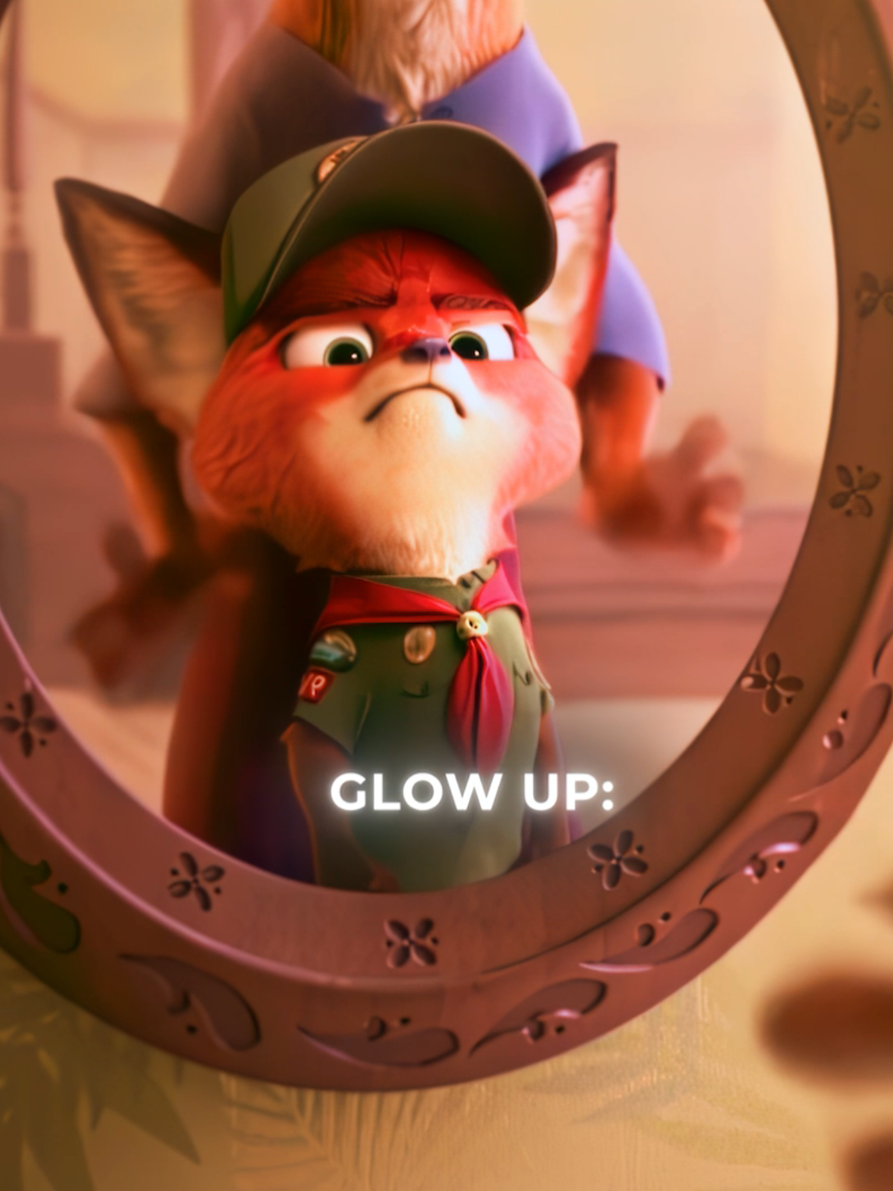 His Glow Up🔥> #edit #cartoon #zootopia 