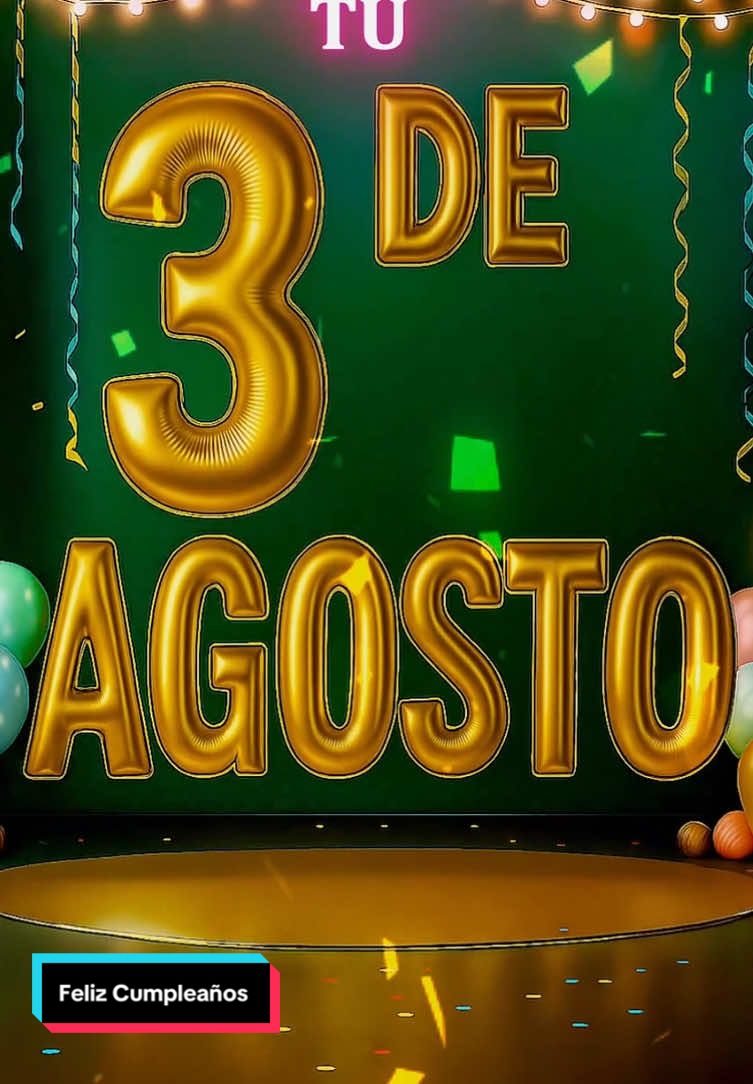 #cumpleaños ¡Feliz cumpleaños a todos los nacidos el 3 de agosto! Este video es un homenaje visual y emocional para celebrar a quienes brillan con la fuerza del Sol. 🌞🦁 Desde globos dorados con el número 3 de Agosto, fuegos artificiales deslumbrantes, hasta una copa de champagne burbujeante para brindar por tu vida… cada imagen ha sido creada con amor para reflejar tu grandeza. Verás un león majestuoso con el sol ardiente detrás de él, símbolo del poderoso signo Leo, y un tierno cachorro de león sostenido por las manos del universo, recordando lo valioso que eres para este mundo. 🌌💛 También aparece un corazón dorado entre manos humanas, y una figura celestial entregando un regalo hacia las nubes, porque tú eres ese regalo para el universo. 🎁🫶 Con detalles cósmicos como un humano sosteniendo la galaxia, emojis felices, confeti, globos y más, este video es pura alegría, fuerza y celebración. 🦁 Si naciste el 3 de agosto, deja tu huella en los comentarios y comparte este mensaje con orgullo. ¡Hoy el universo celebra tu existencia! 🌟 #felizcumpleaños #parati #vallenato 