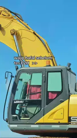Nama2 komponen  excavator wajid di P2H sebelum pengoperasian. yg tau artinya P2H? boleh jawab di kolom komentar👌