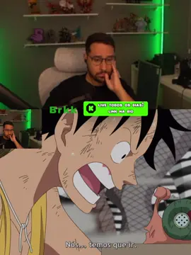 Brkk reagindo a one piece #brkk #anime #onepiece #luffy #zoro #sanji 