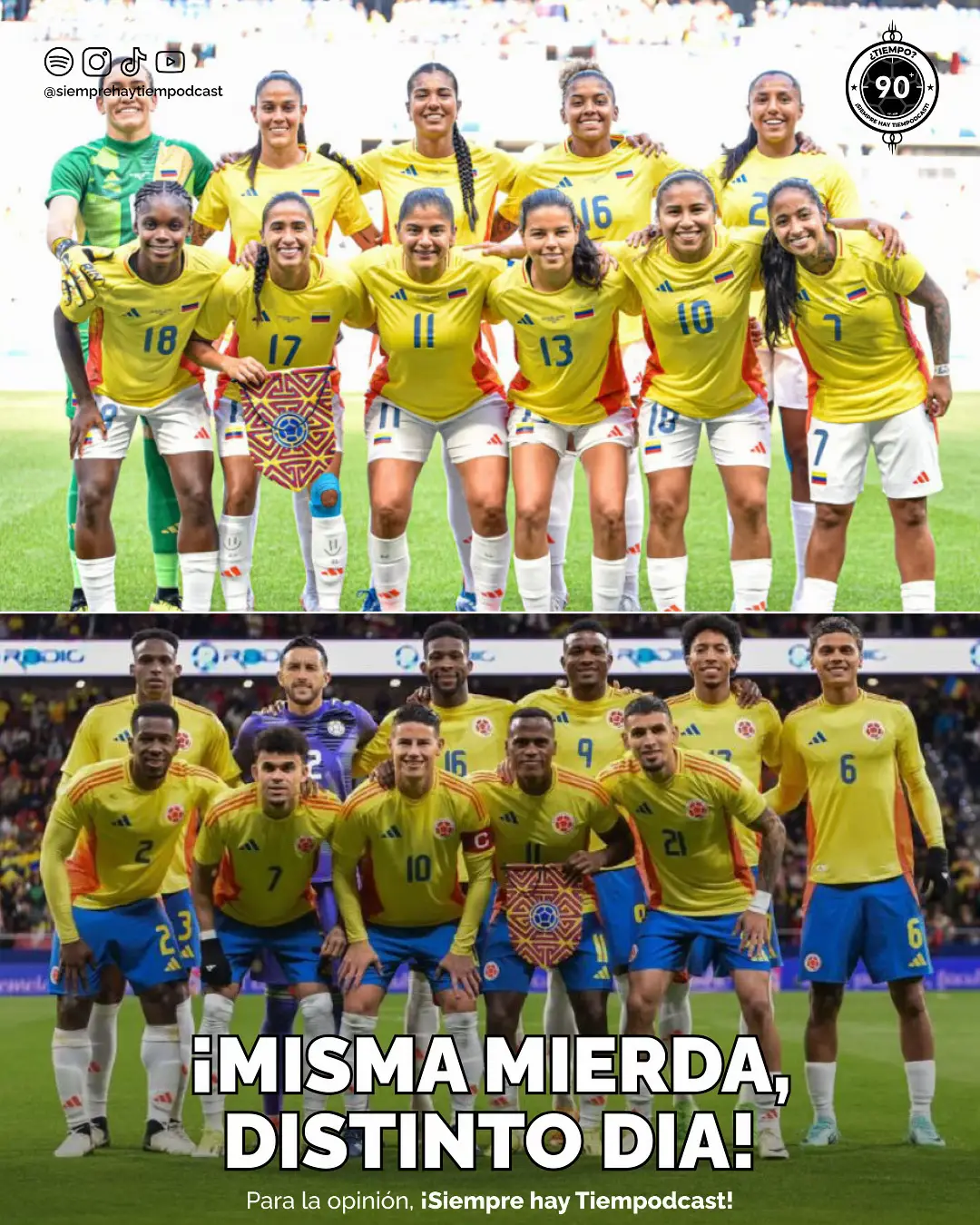 🇨🇴💔 Qué difícil poner en palabras lo que dejó este partido… Colombia hizo todo para ganarlo, pero también cometió errores que la alejaron del título. Hoy la Selección jugó bien, pero errores puntuales nos privaron de la gloria. La famosa teoría del “jugador sin contexto” cada vez parece menos teoría y más realidad. Lo de Jorelyn Carabalí fue inexplicable… decisiones que no se esperan de una jugadora de su experiencia. 🎖️ Nos vamos con un subtítulo que duele y que nos deja la pregunta nuevamente si el Dios del fútbol odia a Colombia.