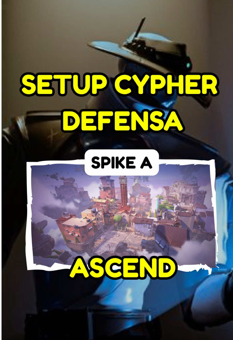 Setup roto de Cypher en Ascend (Defensa Side A). Streams en KICK: MayKanker . . . . . #Valorant #cyphersetup #ascend #viraltiktok #fyp 