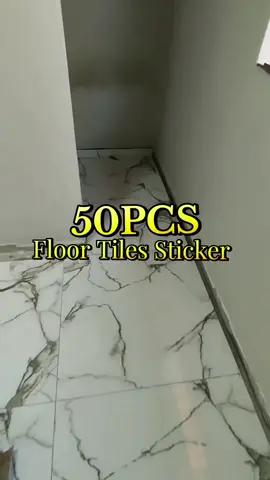 50PCS VINYL FLOOR TILES STICKER 😍❤️ #floortiles #tiles #stickertiles #fypageシ #fyppppppppppppppppppppppp 