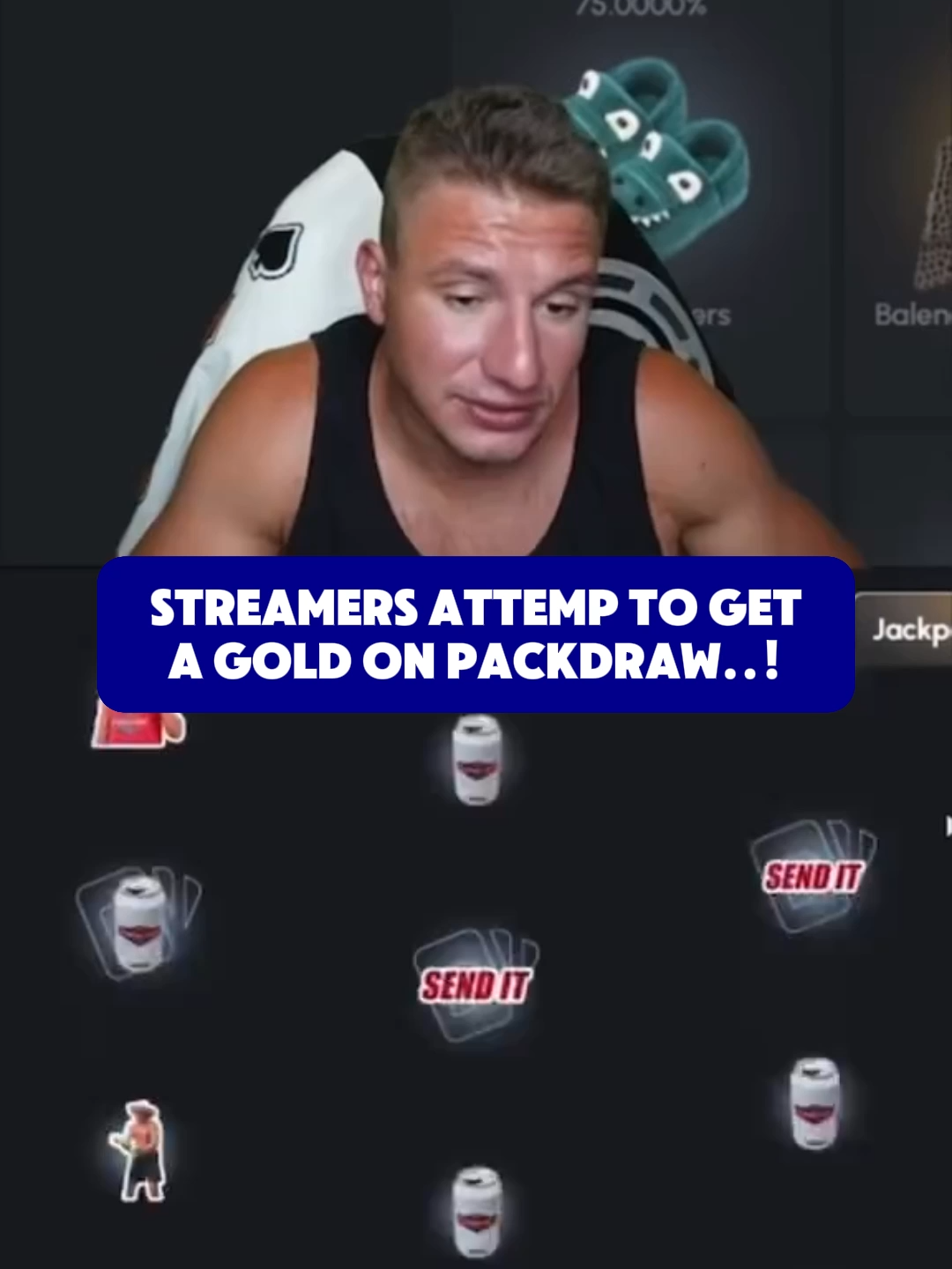 STREAMERS ATTEMP TO GET A GOLD ON PACKDRAW..!