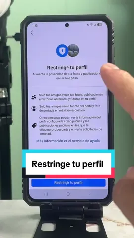 Te enseño cómo puedes Restringir Tu Perfil en Facebook #editarvideos #tips #videoscreativoss #trucosytips #henryoficial #trucosytips #facebook #trucosytips #tipsdecontenido 
