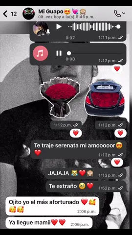 Yo la más romántica 😮‍💨🥰#fypp #paradedicar #amoradistancia #novios #goals #serenata #jajaja 